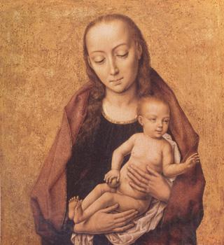 Dieric Bouts Virgin and Child (nn03) Norge oil painting art